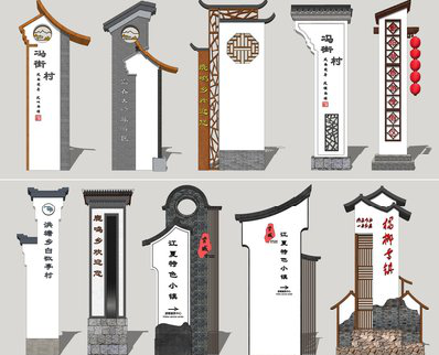  涟水美丽乡村标识标牌有哪些分类？