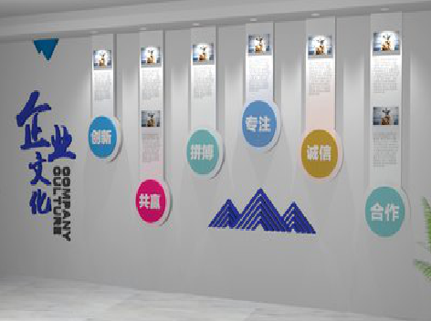  涟水企业文化墙需要传递什么办公文化？